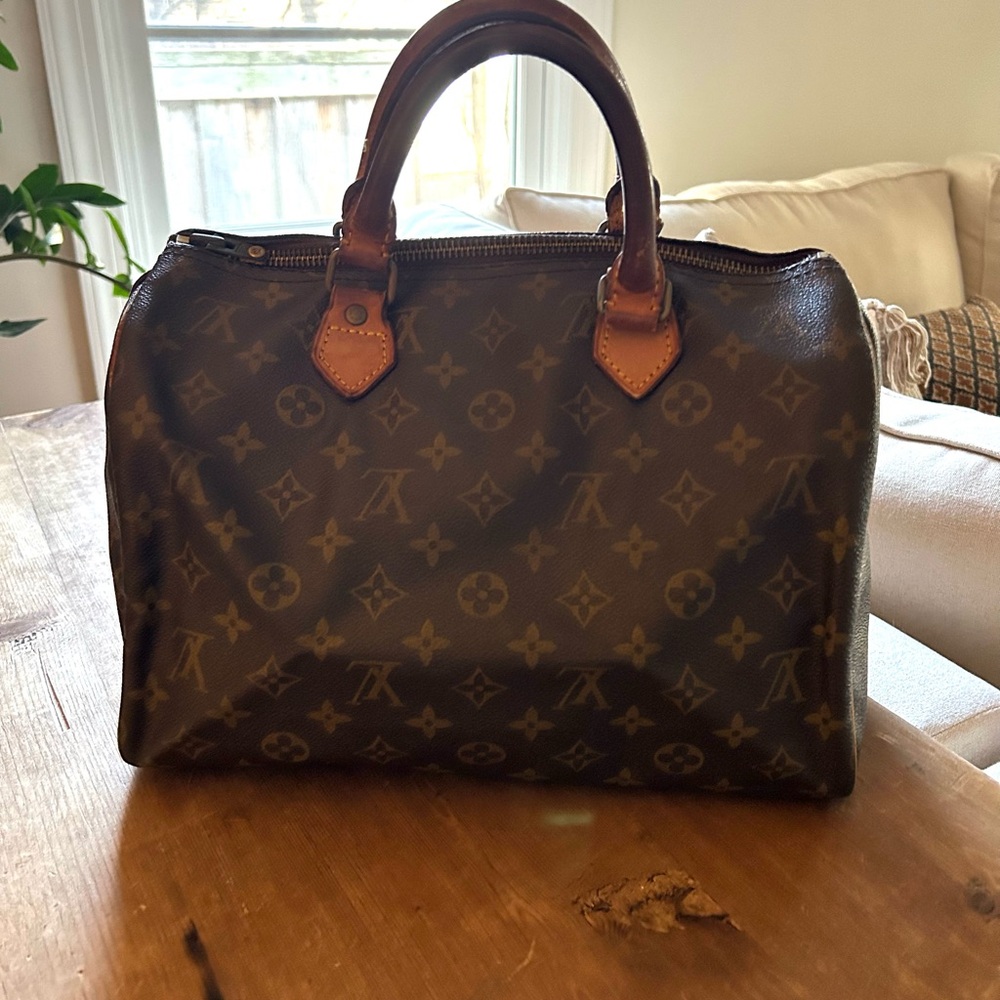 Louis Vuitton Dark Brown Monogram Satchel